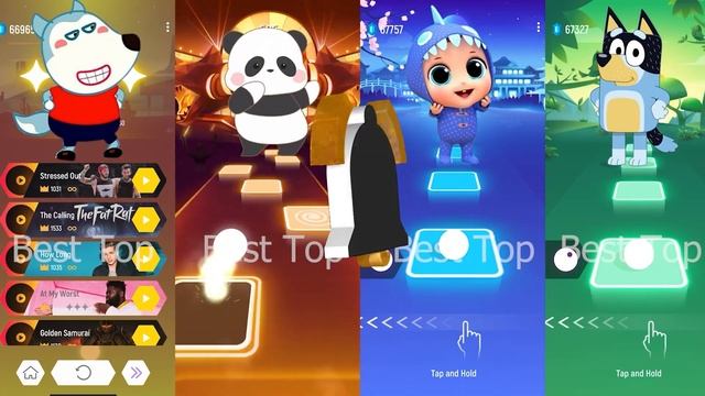 Best Tiles Hop Top 21 Who is Best? ? ? Wolfoo Family ? BabyBus ? Little Angel ? Bluey Coffin Danc смотреть онлайн