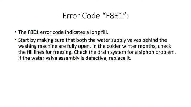 F8E1 Error Code SOLVED!!! Whirlpool Cabrio Top Loading Washer Washing Machine F8EI смотреть онлайн
