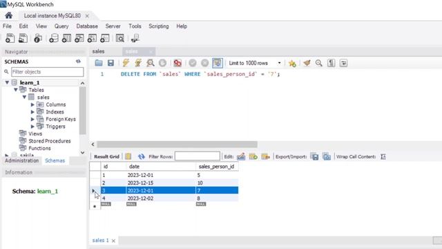 How to DELETE table data in MySQL смотреть онлайн