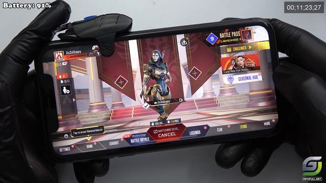 iPhone 11 test game Apex Legends Mobile APM смотреть онлайн
