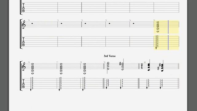Metallica Astronomy Kirk guitar tablature смотреть онлайн