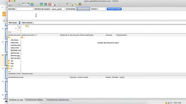 2.4 - Deploy Gitlab vía FTP - CONFIGURACIÓN EN GITLAB - Probando la cuenta de FTP смотреть онлайн