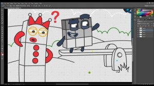 Numberblocks 4 and 5 vs 9, Who will win in this game? - Numberblocks fanmade coloring story