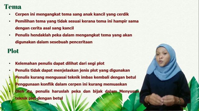 PENILAIAN 4: KRITIKAN SOSIAL CERPEN SANG ANAK YANG BIJAK CA20702 APRESIASI NASKAH смотреть онлайн