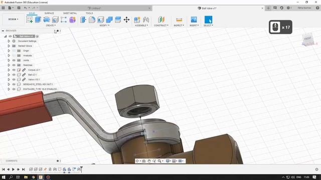 Autodesk Fusion 360: Урок 10. Компоненты и сборки