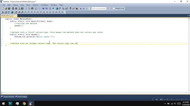 Java Tutorial 14 : Method #1 - Method Return Type смотреть онлайн