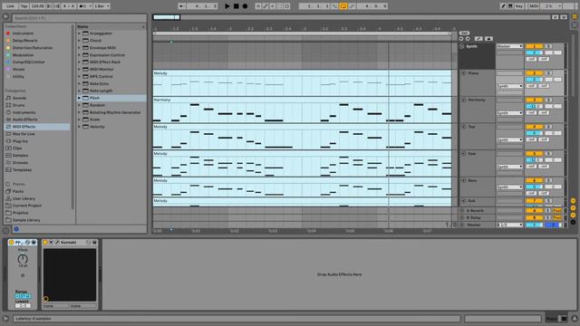 How to Transpose MIDI in Ableton Live: Change the Key of your Track (Beginner Tutorial) смотреть онлайн