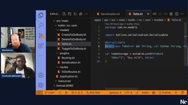 Nx + Kotlin w/ Tine Kondo | Nx Live Coding смотреть онлайн