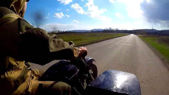 Мотоцикл Урал - Разгон с люлькой смотреть онлайн