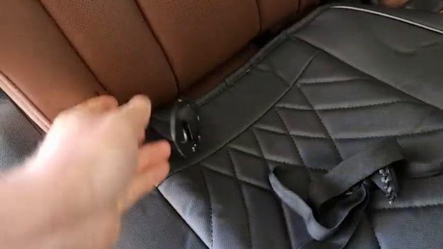 kingphenix Premium PU Car Seat Cover - Front Seat Protector Works with 95 % of Vehicles - Padded, A смотреть онлайн