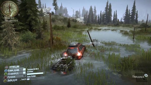 Volvo XC90 (2009) - Spintires: MudRunner смотреть онлайн