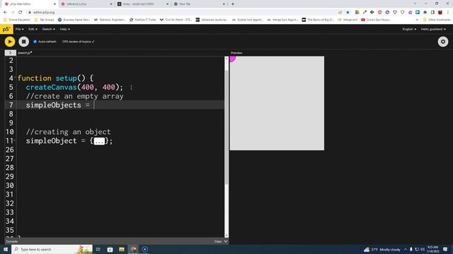 CP2 Review Topics (variables, objects, loops, arrays, images) смотреть онлайн