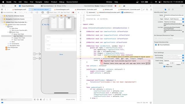 Swift MVC Design | Favorite Athlete iOS App смотреть онлайн