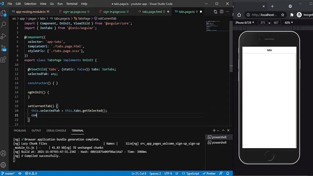 Ionic 5+ Travel App 2021 | Part 3 - Custom Tabs | App Landing Page смотреть онлайн