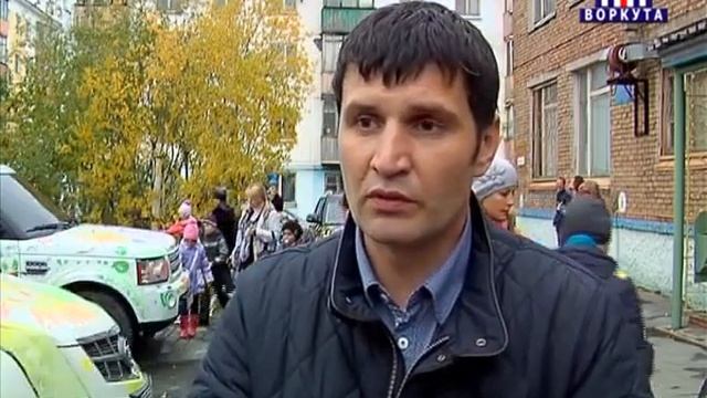 Воркута. Акция по раскраске автомобилей. 14.09.2014 г. смотреть онлайн