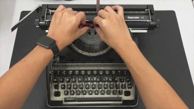 How to install Adler manual typewriter ribbon in 2 min guide. смотреть онлайн
