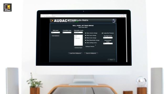 MTX серия - Обучающее видео - 1.4 Веб и AUDAC Touch™