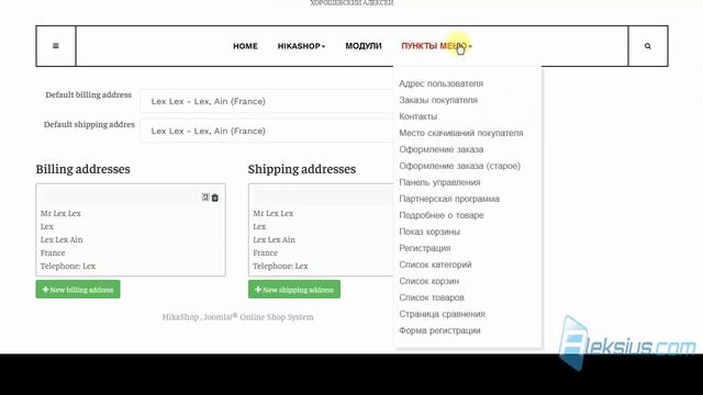 Обзор HikaShop (часть 6). Модули магазина Joomla смотреть онлайн