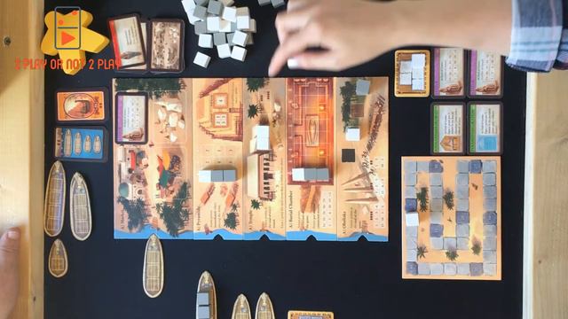 Imhotep 2 Player Live Game play through with Spread & Bear. Boardgame unintentional ASMR смотреть онлайн