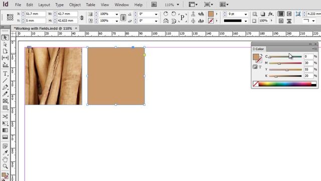 Adobe InDesign CS6 - Ввод значений и работа с полями смотреть онлайн