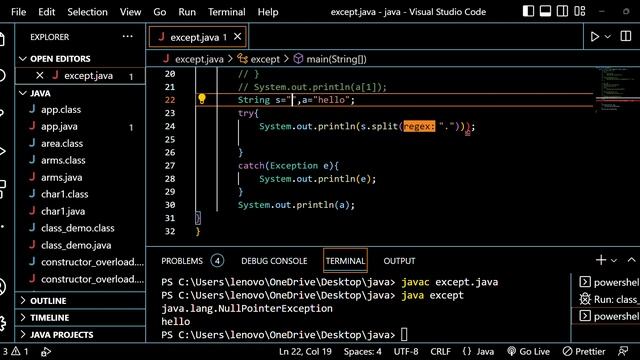 Java Programs|19|exception handelling смотреть онлайн