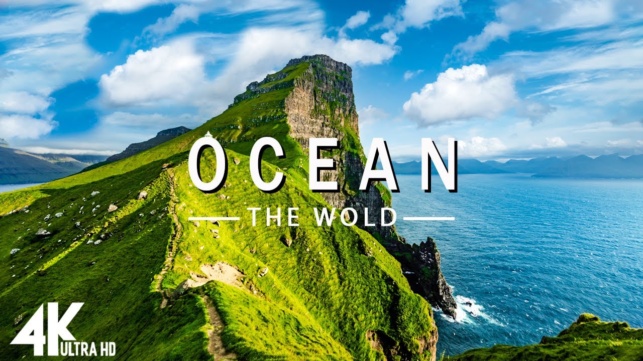 Полет над Океаном (4K UHD) - Расслабляющая музыка вместе с красивым видами природы. смотреть онлайн