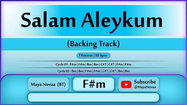 Salam Aleykum - Azzamchik | Karaoke | Chords | Tutorial | Instrumental