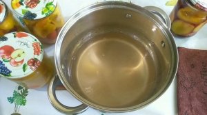 Персики и сливы в сиропе на зиму.