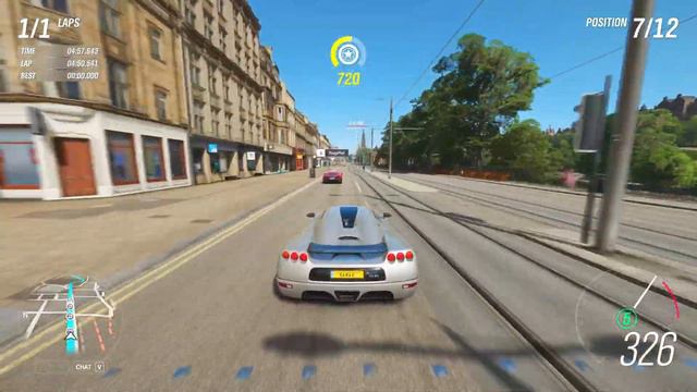 Forza Horizon 4 - Koenigsegg CC8S | Goliath Race Gameplay смотреть онлайн