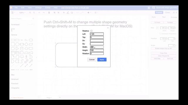 Shortcut - Quick-edit the geometry of your draw.io shapes in Atlassian Confluence смотреть онлайн