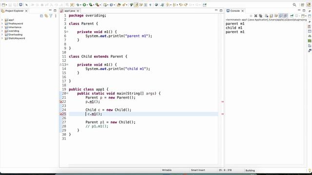 #26 Overriding w.r.t Private Methods | Overriding | Object Oriented Programming #overriding смотреть онлайн