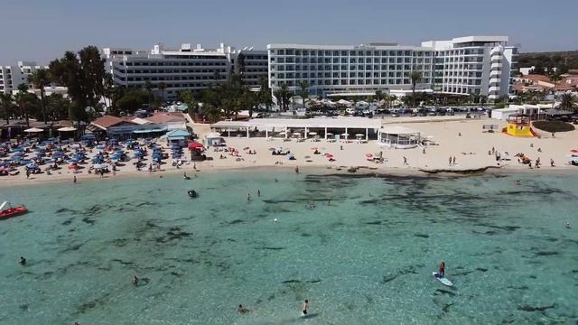 NISSI BEACH AYIA NAPA CYPRUS BY DRONE смотреть онлайн