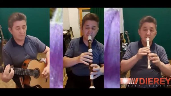 Красивая мелодия (гитара ,флейта) Beautiful melody (guitar, flute)