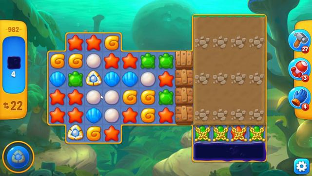 Fishdom 982 Level - NO BooSTERS смотреть онлайн