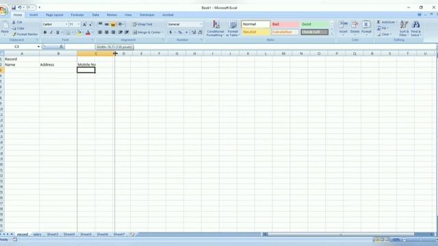 Font Formatting and Alignement:Merge in Excel | Excel Tutorial | How to add sheet in workbook смотреть онлайн