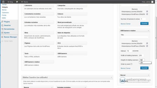 Insertar Banners en WordPress смотреть онлайн