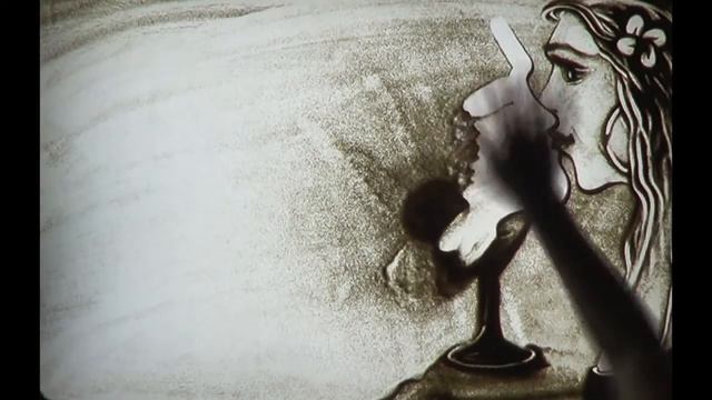 Красивая песочная анимация про любовь, море и пляж смотреть онлайн