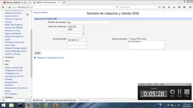 DNS SERVER WEBMIN (CENTOS 7) смотреть онлайн