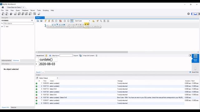 Base de datos I: configurar MySQL Workbench смотреть онлайн