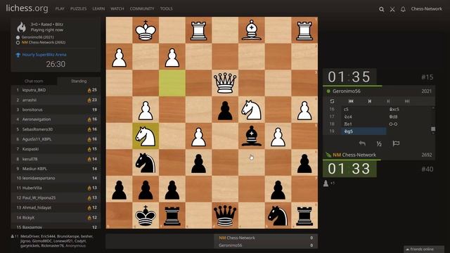 When you RESIGN, you LOSE | Hourly SuperBlitz Arena #36 смотреть онлайн