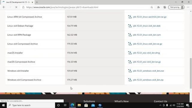 How to download Oracle Java JDK 15 for Windows 10 | Download Oracle Java SE 15 for Windows 10 смотреть онлайн