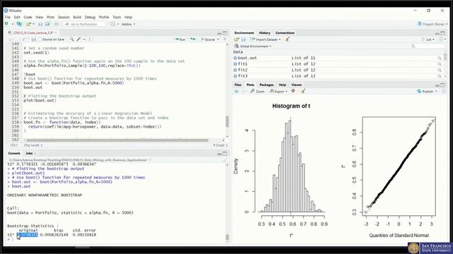 Data Minding with R - Lecture 10 (Bootstrap Resampling) смотреть онлайн