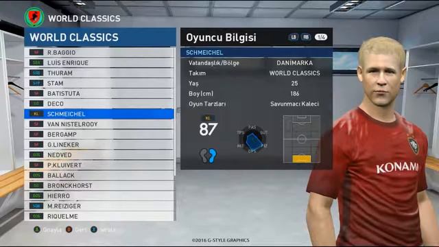 PES 2017 EFSANE MOD BUTUN OYUNCULAR VAR смотреть онлайн