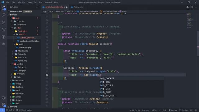 Controller methods - Store, Update, Delete | Laravel REST API Tutorial | Part 12 смотреть онлайн