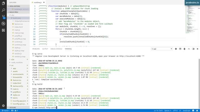 Angular 6 Basics 25 - Building an Angular project смотреть онлайн