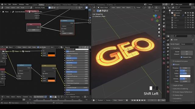 [Tut] Laser Engraving of Texts - Blender Geometry Nodes 3.0+ Field смотреть онлайн