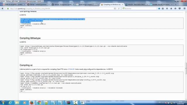 Building MinGW part1 смотреть онлайн