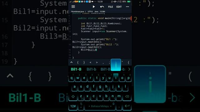 Membuat aplikasi perhitungan Kombinasi menggunakan Java N-IDE смотреть онлайн