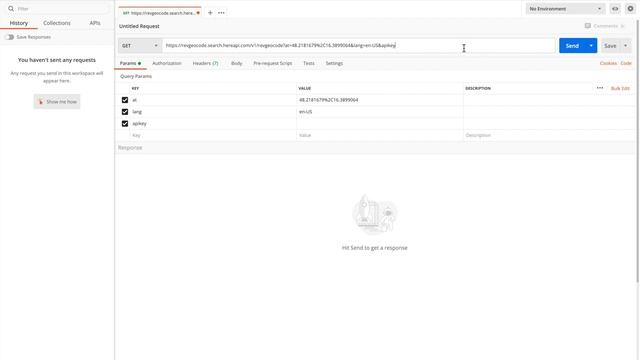 Reverse Geocode (Lat and Lon) Example with Postman and HERE Location APIs смотреть онлайн