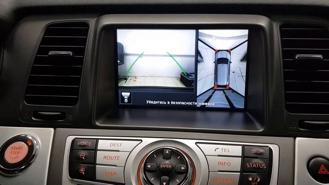 Nissan Murano Z51. Установка оригинального кругового обзора. смотреть онлайн